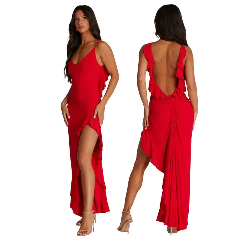 Vestido Elegante de Cintura Alta para Mujer