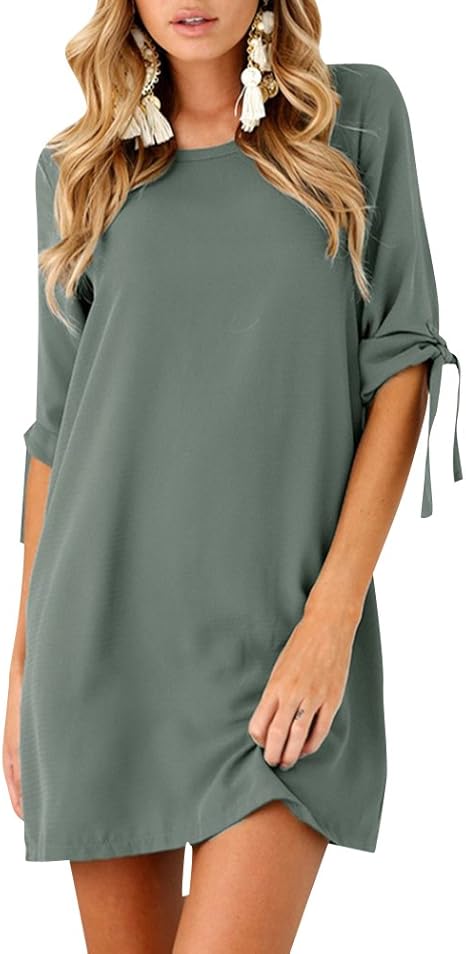 Vestido Elegante Europeo con Mangas Abullonadas