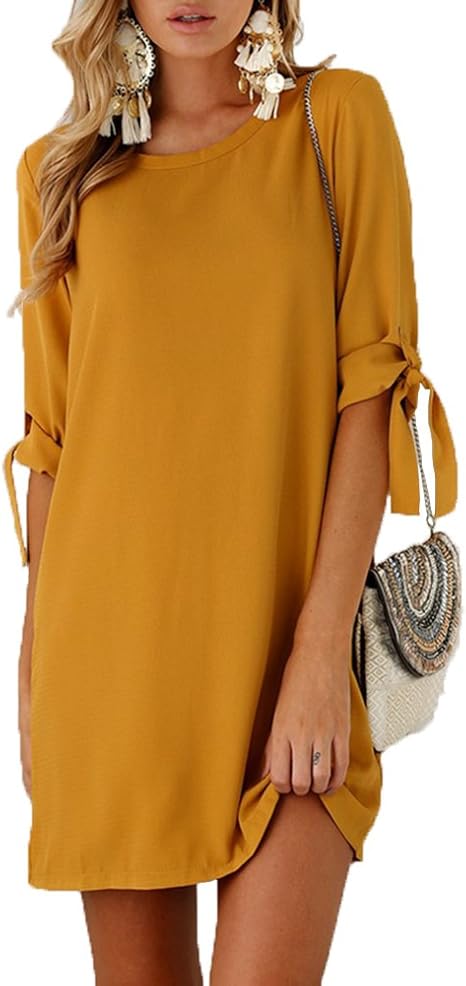 Vestido Elegante Europeo con Mangas Abullonadas